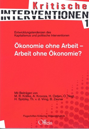 Kritische Interventionen von Krätke,  M, Krovoza,  A, Oetjen,  H