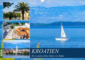 Kroatien Die wunderschöne Küste vor Zadar (Wandkalender 2024 DIN A3 quer), CALVENDO Monatskalender von Nöh,  Christine