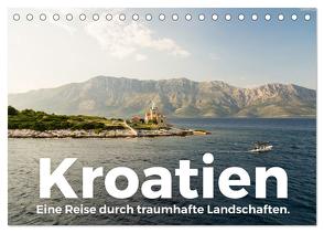 Kroatien – Eine Reise durch traumhafte Landschaften. (Tischkalender 2024 DIN A5 quer), CALVENDO Monatskalender von Lederer,  Benjamin