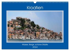 Kroatien – Wasser, Berge, schöne Städte (Wandkalender 2024 DIN A3 quer), CALVENDO Monatskalender von Frank,  Rolf