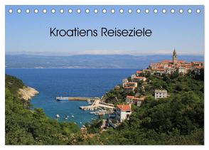 Kroatiens Reiseziele (Tischkalender 2024 DIN A5 quer), CALVENDO Monatskalender von Knof-Hartmann,  Claudia