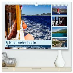 Kroatische Inseln – Mit dem Motorsegler unterwegs in der Kvarner Bucht (hochwertiger Premium Wandkalender 2024 DIN A2 quer), Kunstdruck in Hochglanz von Liedtke Reisefotografie,  Silke