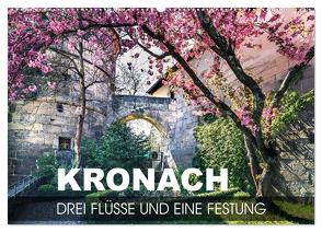 Kronach – drei Flüsse und eine Festung (Wandkalender 2024 DIN A2 quer), CALVENDO Monatskalender von Thoermer,  Val