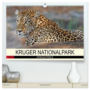 KRUGER NATIONALPARK Afrikas Perle (hochwertiger Premium Wandkalender 2024 DIN A2 quer), Kunstdruck in Hochglanz von Woyke,  Wibke