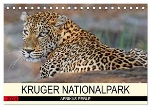 KRUGER NATIONALPARK Afrikas Perle (Tischkalender 2024 DIN A5 quer), CALVENDO Monatskalender von Woyke,  Wibke