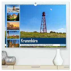 KRUMMHÖRN Achtzehn Warfendörfer plus ein Fischerdorf (hochwertiger Premium Wandkalender 2024 DIN A2 quer), Kunstdruck in Hochglanz von Dreegmeyer,  Andrea