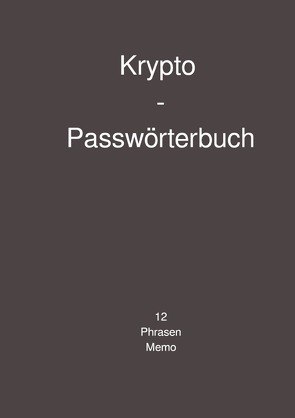 Krypto – Passwörterbuch von Falk,  Peter