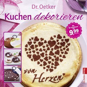 Kuchen dekorieren – Broschüre mit 5 Dekoschablonen von Dr. Oetker