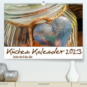 Küchen Kalender 2023 – lecker durch das Jahr (Premium, hochwertiger DIN A2 Wandkalender 2023, Kunstdruck in Hochglanz) von adrian photographie,  simone