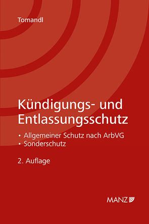 Kündigungs- und Entlassungsschutz von Tomandl,  Theodor