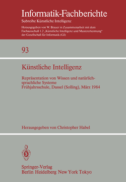 Künstliche Intelligenz von Habel,  Christopher