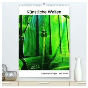 Künstliche Welten (hochwertiger Premium Wandkalender 2024 DIN A2 hoch), Kunstdruck in Hochglanz von Trucks,  Ines