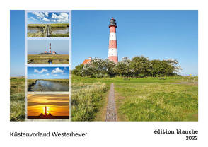 Küstenvorland Westerhever 2022 (édition blanche, DIN A4 Wandkalender, 29.7×21 cm, Querformat) von Schulz,  Olaf