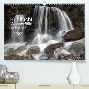 Kuhflucht Wasserfälle bei Farchant (Premium, hochwertiger DIN A2 Wandkalender 2022, Kunstdruck in Hochglanz) von Mueller,  Andreas