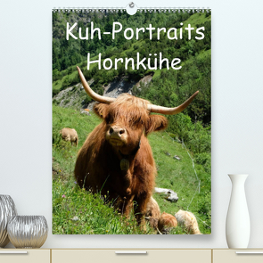 Kuhportraits Hornkühe (Premium, hochwertiger DIN A2 Wandkalender 2022, Kunstdruck in Hochglanz) von Goldscheider,  Stefanie