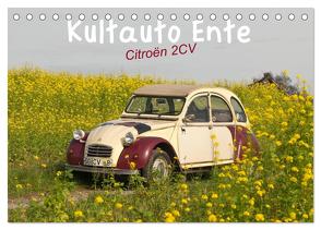 Kultauto Ente Citroën 2CV (Tischkalender 2024 DIN A5 quer), CALVENDO Monatskalender von Bölts,  Meike