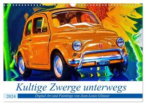 Kultige Zwerge unterwegs (Wandkalender 2024 DIN A3 quer), CALVENDO Monatskalender von Glineur,  Jean-Louis