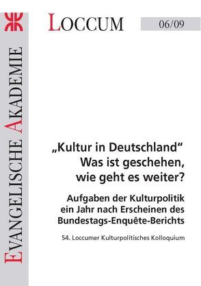 „Kultur in Deutschland“ – Was ist geschehen, wie geht es weiter? von Drews,  Albert