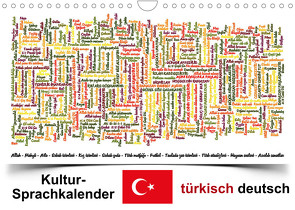Kultur-Sprachkalender Türkisch-Deutsch (Wandkalender 2022 DIN A4 quer) von Liepke,  Claus