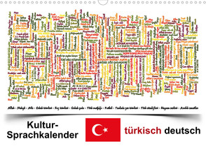 Kultur-Sprachkalender Türkisch-Deutsch (Wandkalender 2023 DIN A3 quer) von Liepke,  Claus