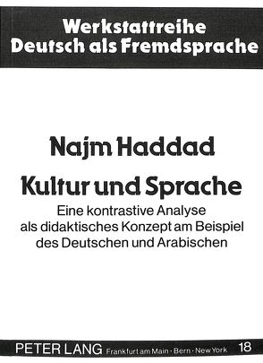 Kultur und Sprache von Haddad,  Najm