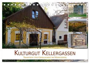 Kulturgut Kellergassen – Tradition und Geselligkeit im Weinviertel (Tischkalender 2024 DIN A5 quer), CALVENDO Monatskalender von B-B Müller,  Christine