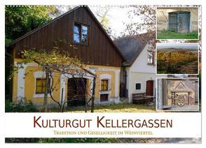 Kulturgut Kellergassen – Tradition und Geselligkeit im Weinviertel (Wandkalender 2024 DIN A2 quer), CALVENDO Monatskalender von B-B Müller,  Christine