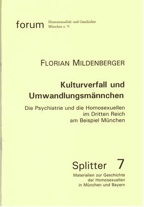 Kulturverfall und Umwandlungsmärchen von Mildenberger,  Florian