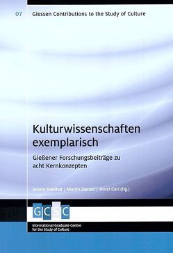 Kulturwissenschaften exemplarisch von Carl,  Horst, Hauthal,  Janine, Zierold,  Martin