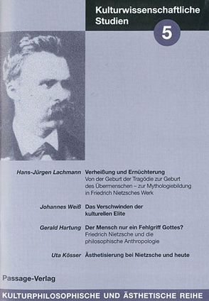 Kulturwissenschaftliche Studien 5 von Hartung,  Gerald, Lachmann,  Hans J, Weiß,  Johannes