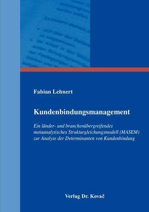 Kundenbindungsmanagement von Lehnert,  Fabian