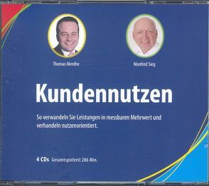 Kundennutzen von Menthe,  Thomas, Sieg,  Manfred