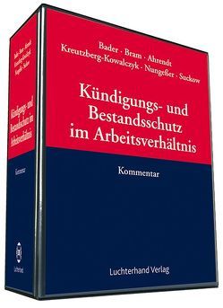 Kündigungs- und Bestandsschutz im Arbeitsverhältnis von Ahrend,  Martina, Bader,  Peter, Bram,  Rainer, Klug,  Saskia, Kreutzberg-Kowalczyk,  Matthias, Nungeßer,  Astrid, Suckow,  Jens, Volk,  Annette