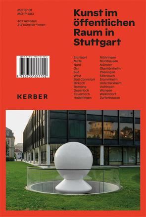 Kunst im öffentlichen Raum in Stuttgart von Kassner,  Fabian, Mendler,  Marcel, Schneider,  Sebastian, Stürzl,  Winfried, Welz,  Andrea, Winter,  Georg