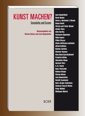 Kunst machen? von Rogenhofer,  Sara, Rötzer,  Florian