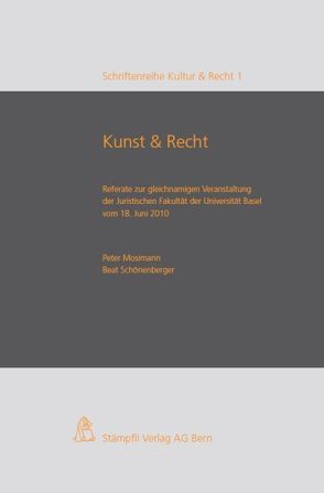 Kunst & Recht von Mosimann,  Peter, Schönenberger,  Beat