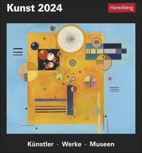 Kunst Tagesabreißkalender 2024 von Regina Erbentraut,  Maria Christina Zopff