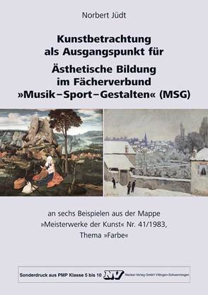 Kunstbetrachtung als Ausgangspunkt für Ästhetische Bildung im Fächerverbund „Musik-Sport-Gestalten“ (MSG) von Jüdt,  Norbert