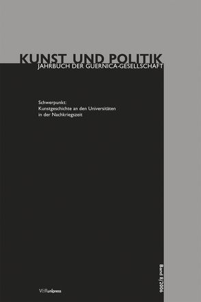 Kunstgeschichte an den Universitäten in der Nachkriegszeit von Held,  Jutta, Papenbrock,  Martin