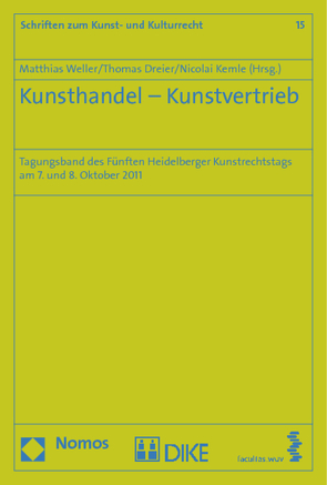 Kunsthandel – Kunstvertrieb von Dreier,  Thomas, Kemle,  Nicolai, Weller,  Matthias