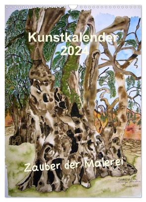 Kunstkalender 2024 – Zauber der Malerei (Wandkalender 2024 DIN A3 hoch), CALVENDO Monatskalender von Kröll,  Ulrike