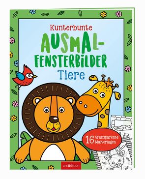 Kunterbunte Ausmal-Fensterbilder – Tiere von McRowan,  Holly