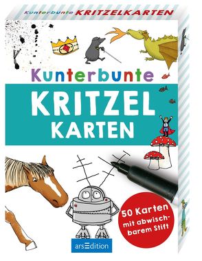 Kunterbunte Kritzelkarten von Lerch-Kristl,  Hannah