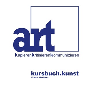 kursbuch.kunst von Niederer,  Erwin