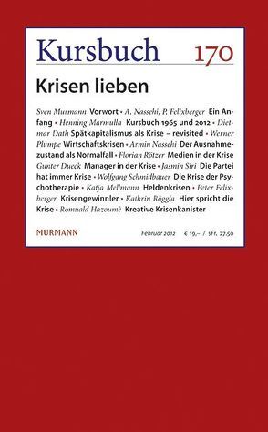 Kursbuch Nr. 170 von Nassehi,  Armin