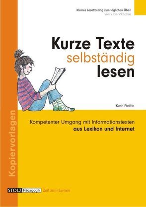 Kurze Texte selbständig lesen von Pfeiffer,  Karin