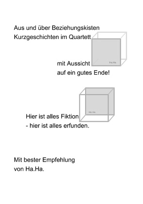 Kurzgeschichten im Quartett von Ha.,  Ha.