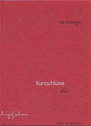 Kurzschlüsse von Aichinger,  Ilse, Fässler,  Simone