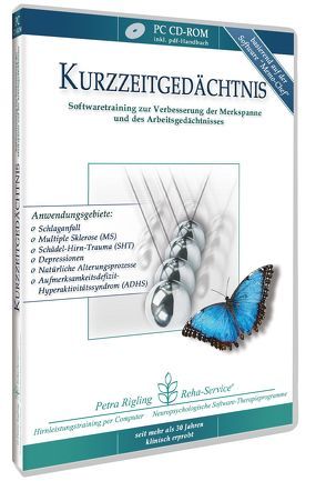 Kurzzeitgedächtnis – Schlaganfall, Schädel-Hirn-Trauma (SHT) und Gehirn-OP von Rigling,  Petra