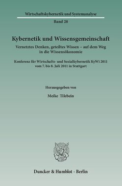 Kybernetik und Wissensgemeinschaft. von Tilebein,  Meike